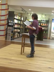 Reading, reading away.